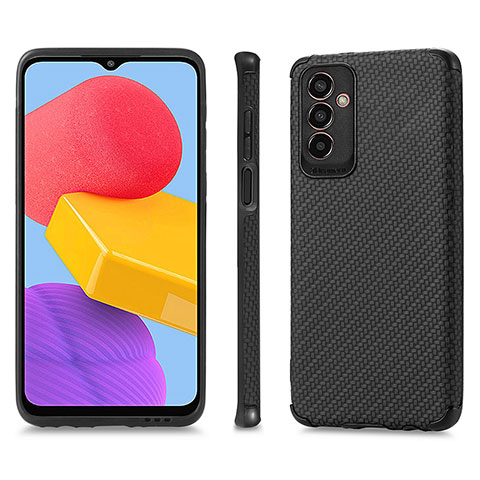 Funda Silicona Carcasa Ultrafina Goma con Magnetico S03D para Samsung Galaxy M13 5G Negro