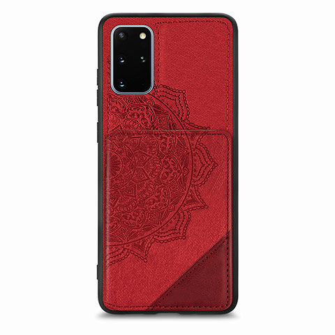 Funda Silicona Carcasa Ultrafina Goma con Magnetico S03D para Samsung Galaxy S20 Plus 5G Rojo