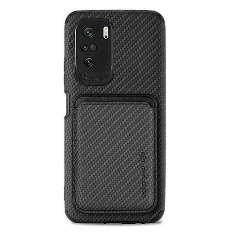 Funda Silicona Carcasa Ultrafina Goma con Magnetico S03D para Xiaomi Mi 11X Pro 5G Negro