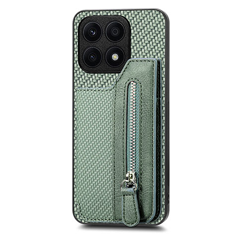 Funda Silicona Carcasa Ultrafina Goma con Magnetico S04D para Huawei Honor X8a 4G Verde