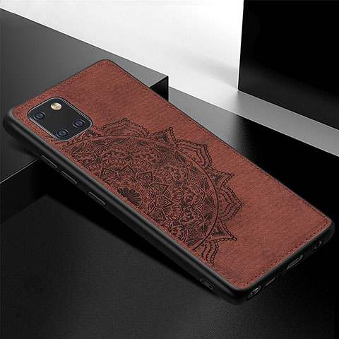 Funda Silicona Carcasa Ultrafina Goma con Magnetico S04D para Samsung Galaxy M60s Marron