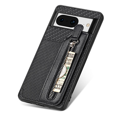 Funda Silicona Carcasa Ultrafina Goma con Magnetico S05D para Google Pixel 8 5G Negro