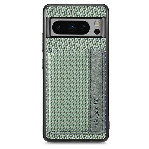 Funda Silicona Carcasa Ultrafina Goma con Magnetico S05D para Google Pixel 8 Pro 5G Oro