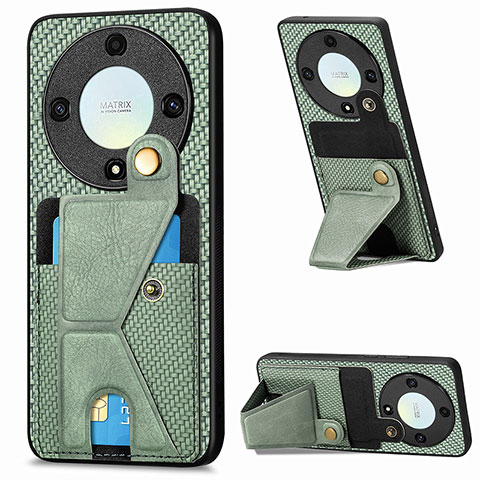 Funda Silicona Carcasa Ultrafina Goma con Magnetico S05D para Huawei Honor Magic5 Lite 5G Verde