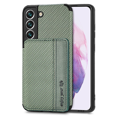 Funda Silicona Carcasa Ultrafina Goma con Magnetico S05D para Samsung Galaxy S22 5G Verde