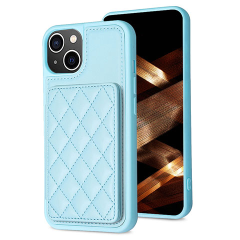 Funda Silicona Carcasa Ultrafina Goma con Magnetico S10D para Apple iPhone 14 Plus Azul Cielo