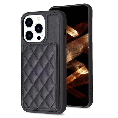 Funda Silicona Carcasa Ultrafina Goma con Magnetico S10D para Apple iPhone 14 Pro Negro