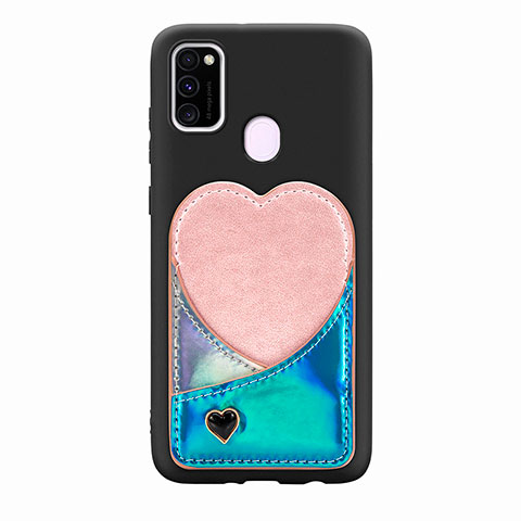 Funda Silicona Carcasa Ultrafina Goma con Magnetico S10D para Samsung Galaxy M21 Azul