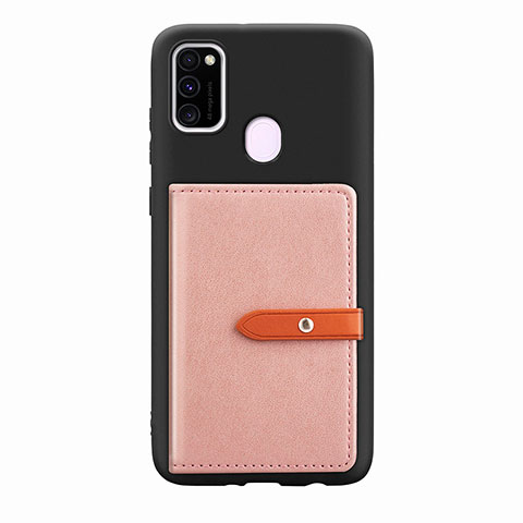 Funda Silicona Carcasa Ultrafina Goma con Magnetico S11D para Samsung Galaxy M30s Rosa