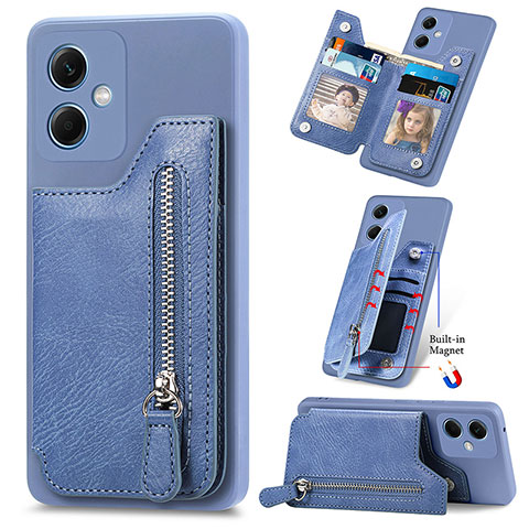 Funda Silicona Carcasa Ultrafina Goma con Magnetico SD1 para Xiaomi Poco X5 5G Azul