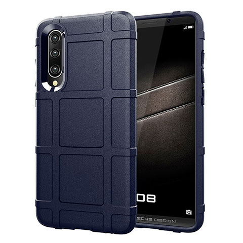 Funda Silicona Carcasa Ultrafina Goma Frontal y Trasera 360 Grados para Huawei P30 Azul