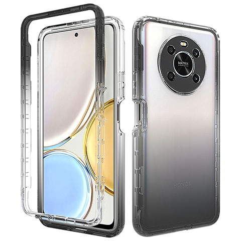 Funda Silicona Carcasa Ultrafina Transparente Goma Frontal y Trasera 360 Grados Gradiente para Huawei Honor Magic4 Lite 4G Azul