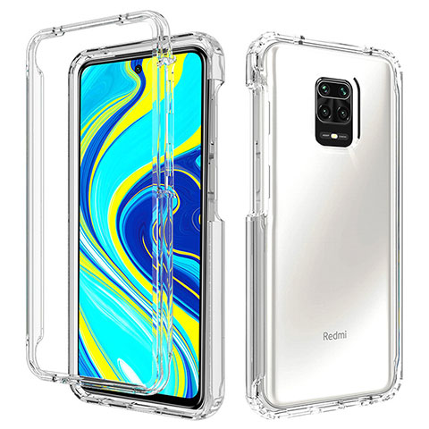 Funda Silicona Carcasa Ultrafina Transparente Goma Frontal y Trasera 360 Grados Gradiente para Xiaomi Poco M2 Pro Claro