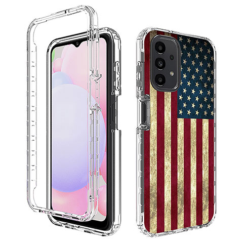 Funda Silicona Carcasa Ultrafina Transparente Goma Frontal y Trasera 360 Grados JX1 para Samsung Galaxy A13 4G Multicolor