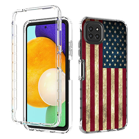 Funda Silicona Carcasa Ultrafina Transparente Goma Frontal y Trasera 360 Grados JX1 para Samsung Galaxy A22 5G Multicolor