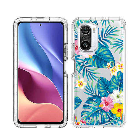 Funda Silicona Carcasa Ultrafina Transparente Goma Frontal y Trasera 360 Grados JX1 para Xiaomi Mi 11X 5G Azul Cielo