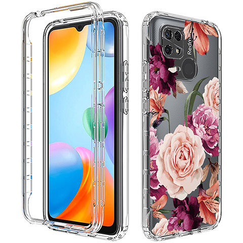 Funda Silicona Carcasa Ultrafina Transparente Goma Frontal y Trasera 360 Grados para Xiaomi Redmi 10 Power Vistoso