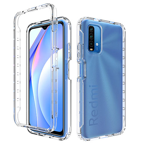 Funda Silicona Carcasa Ultrafina Transparente Goma Frontal y Trasera 360 Grados para Xiaomi Redmi 9 Power Claro