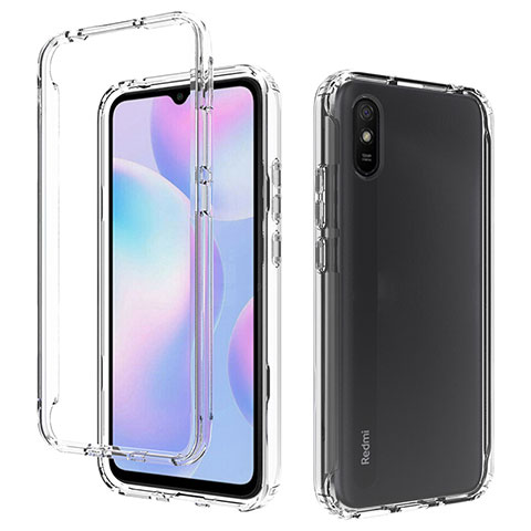 Funda Silicona Carcasa Ultrafina Transparente Goma Frontal y Trasera 360 Grados para Xiaomi Redmi 9i Claro