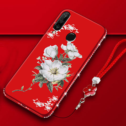 Funda Silicona Gel Goma Flores Carcasa K01 para Huawei Nova 4e Vistoso