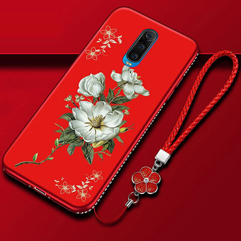 Funda Silicona Gel Goma Flores Carcasa para Oppo R17 Pro Multicolor