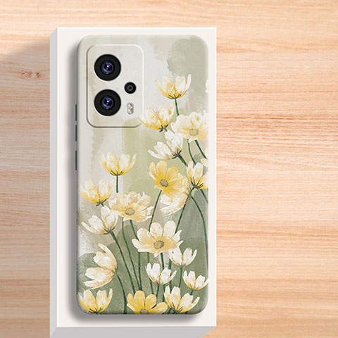 Funda Silicona Gel Goma Flores Carcasa para Xiaomi Poco X4 GT 5G Vistoso