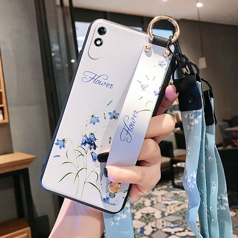 Funda Silicona Gel Goma Flores Carcasa S01 para Xiaomi Redmi 9i Multicolor