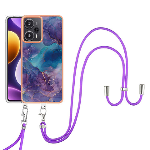 Funda Silicona Gel Goma Patron de Moda Carcasa con Acollador Cordon Lanyard  YB7 para Xiaomi Redmi