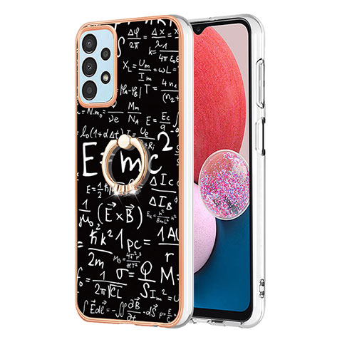 Funda Silicona Gel Goma Patron de Moda Carcasa con Anillo de dedo Soporte YB2 para Samsung Galaxy A52s 5G Multicolor