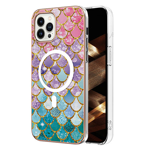 Funda Silicona Gel Goma Patron de Moda Carcasa con Mag-Safe Magnetic para Apple iPhone 15 Pro Max Vistoso