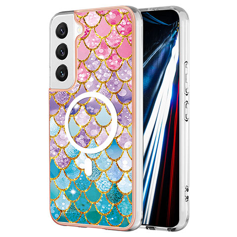 Funda Silicona Gel Goma Patron de Moda Carcasa con Mag-Safe Magnetic para Samsung Galaxy S23 Plus 5G Vistoso