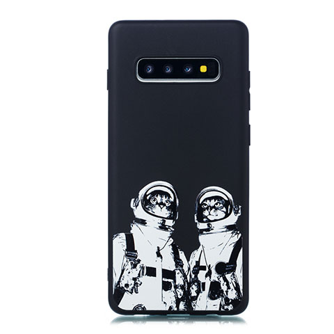 Funda Silicona Gel Goma Patron de Moda Carcasa para Samsung Galaxy S10 5G Blanco