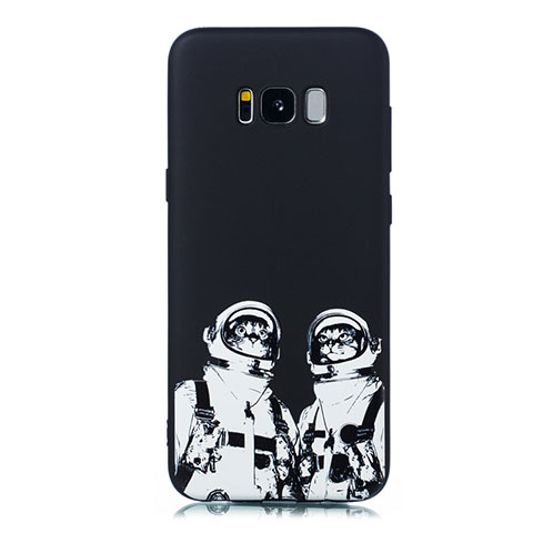 Funda Silicona Gel Goma Patron de Moda Carcasa para Samsung Galaxy S8 Blanco