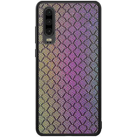 Funda Silicona Gel Goma Patron de Moda Carcasa S01 para Huawei P30 Multicolor