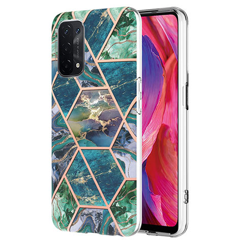 Funda Silicona Gel Goma Patron de Moda Carcasa Y01B para OnePlus Nord N200 5G Verde Noche