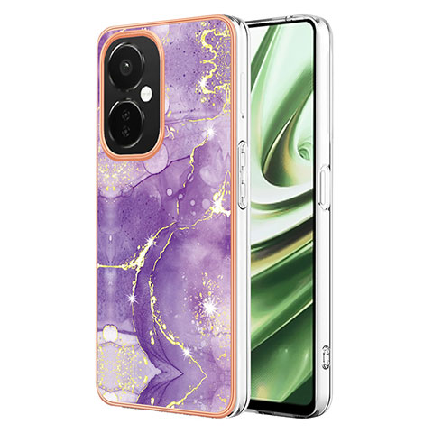 Funda Silicona Gel Goma Patron de Moda Carcasa Y01B para OnePlus Nord N30 5G Morado