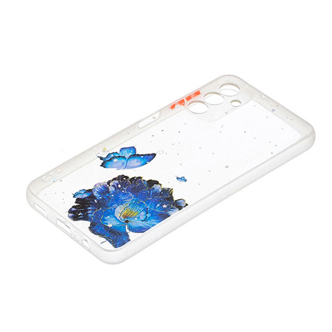 Funda Silicona Gel Goma Patron de Moda Carcasa Y01X para Samsung Galaxy A13 5G Azul