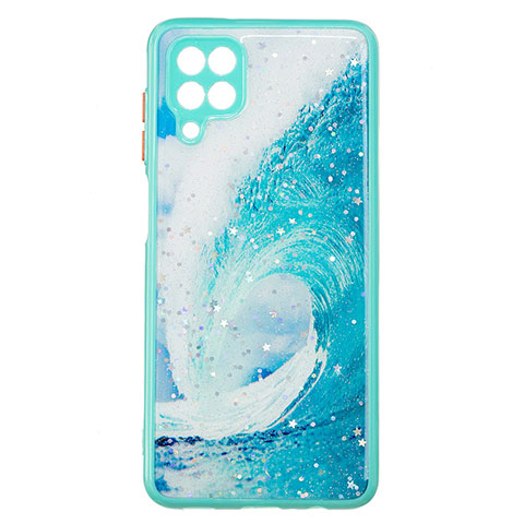 Funda Silicona Gel Goma Patron de Moda Carcasa Y01X para Samsung Galaxy A22 4G Verde