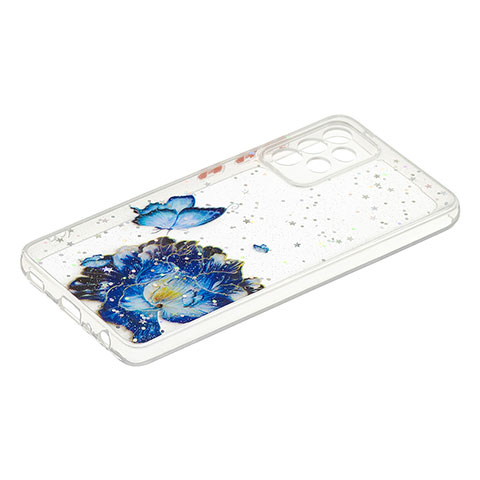 Funda Silicona Gel Goma Patron de Moda Carcasa Y01X para Samsung Galaxy A33 5G Azul