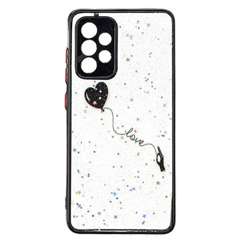 Funda Silicona Gel Goma Patron de Moda Carcasa Y01X para Samsung Galaxy A73 5G Negro