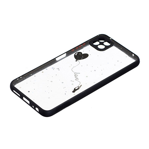 Funda Silicona Gel Goma Patron de Moda Carcasa Y01X para Samsung Galaxy F42 5G Negro