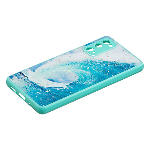 Funda Silicona Gel Goma Patron de Moda Carcasa Y01X para Samsung Galaxy S20 FE 5G Verde