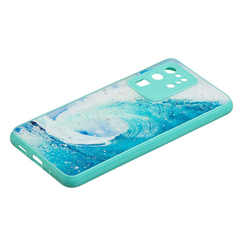 Funda Silicona Gel Goma Patron de Moda Carcasa Y01X para Samsung Galaxy S20 Ultra 5G Verde