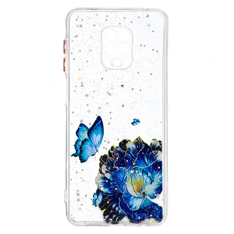 Funda Silicona Gel Goma Patron de Moda Carcasa Y01X para Xiaomi Poco M2 Pro Azul