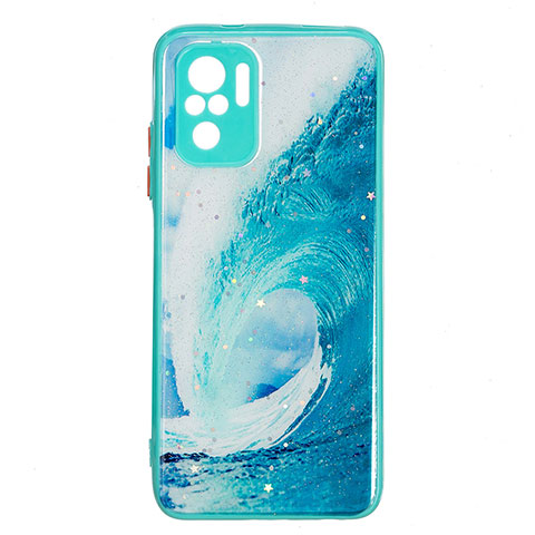 Funda Silicona Gel Goma Patron de Moda Carcasa Y01X para Xiaomi Poco M5S Verde