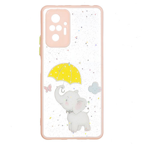 Funda Silicona Gel Goma Patron de Moda Carcasa Y01X para Xiaomi Redmi Note 10 Pro 4G Amarillo