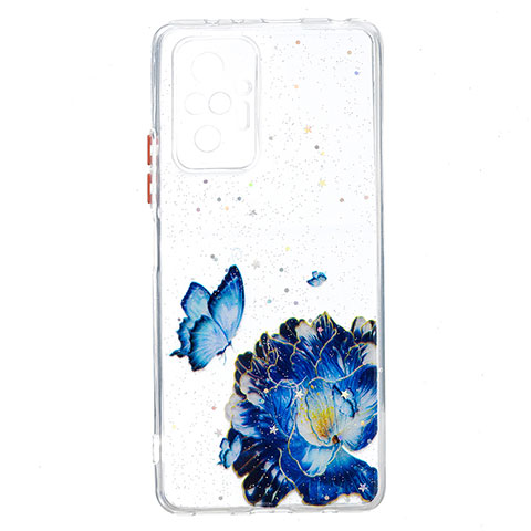 Funda Silicona Gel Goma Patron de Moda Carcasa Y01X para Xiaomi Redmi Note 10 Pro 4G Azul