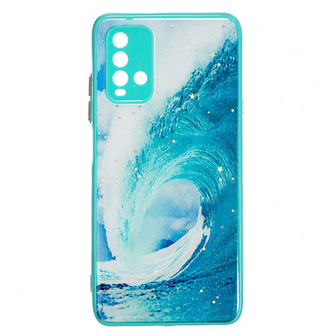 Funda Silicona Gel Goma Patron de Moda Carcasa Y01X para Xiaomi Redmi Note 9 4G Verde