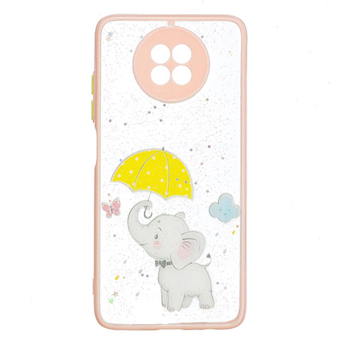 Funda Silicona Gel Goma Patron de Moda Carcasa Y01X para Xiaomi Redmi Note 9 5G Amarillo