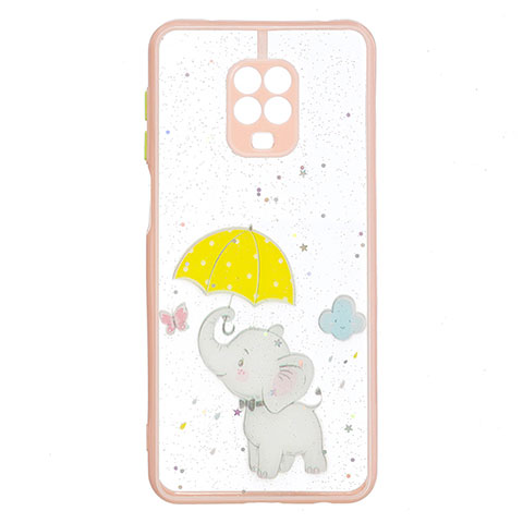 Funda Silicona Gel Goma Patron de Moda Carcasa Y01X para Xiaomi Redmi Note 9S Amarillo